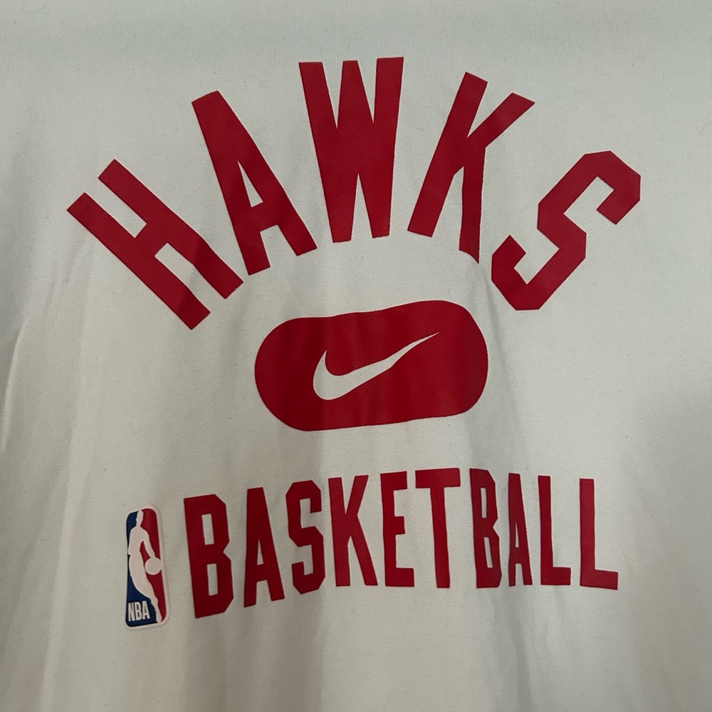 White Atlanta Hawks Nike T-shirt